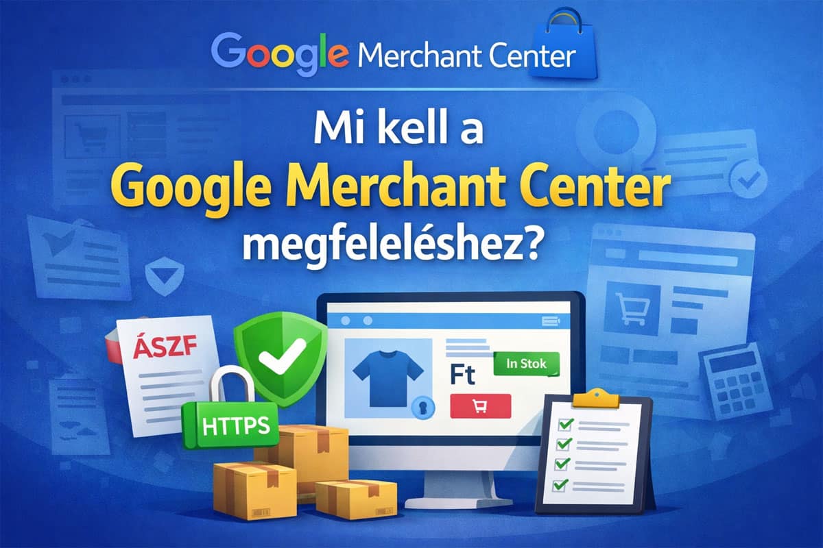 Mi kell a Google Merchant Center megfeleléshez egy weboldalon?