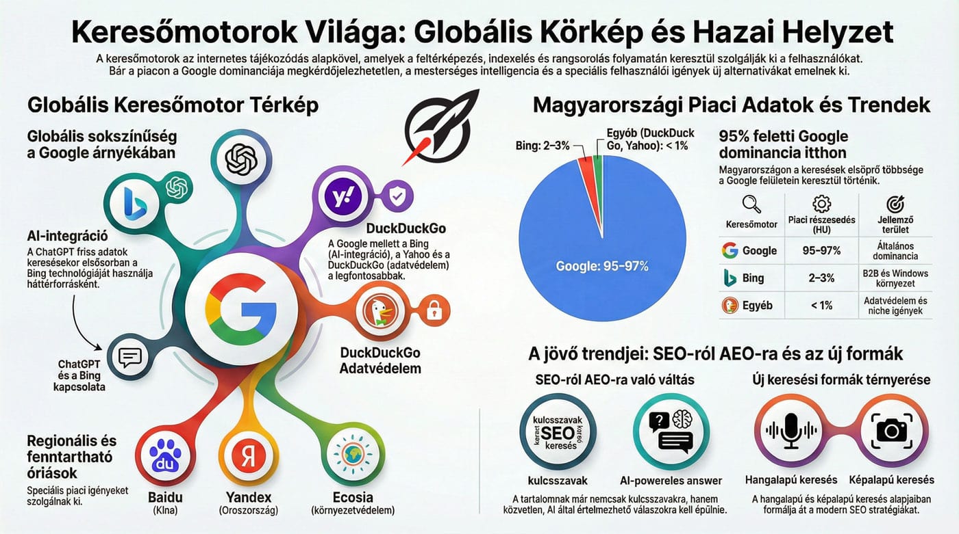 Keresőmotorok világa és trendjei