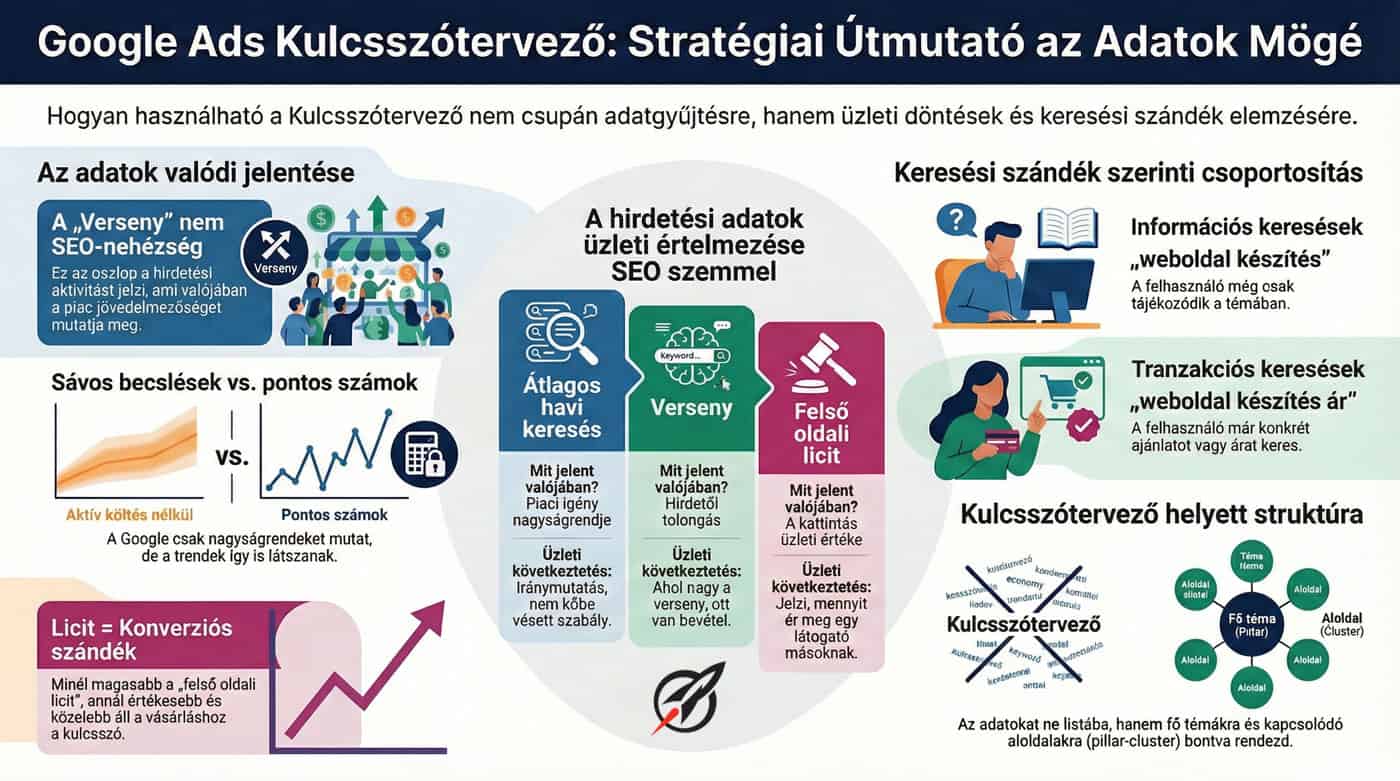 Google Ads Kulcsszótervező stratégiai útmutató