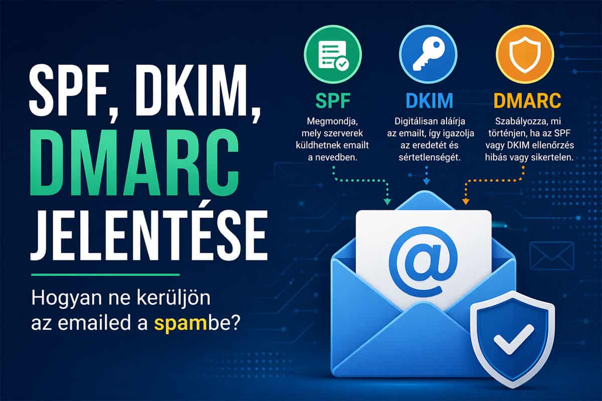 SPF, DKIM, DMARC jelentése